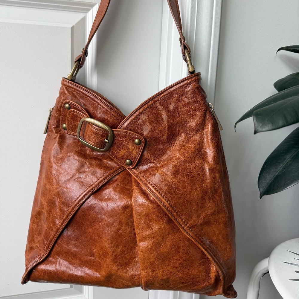 Kooba Cognac Leather shoulder bag